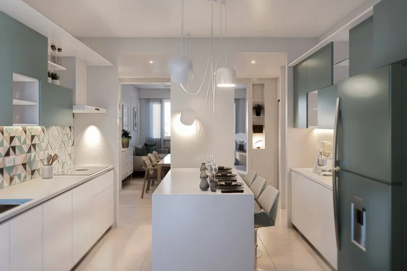 Cucina con isola