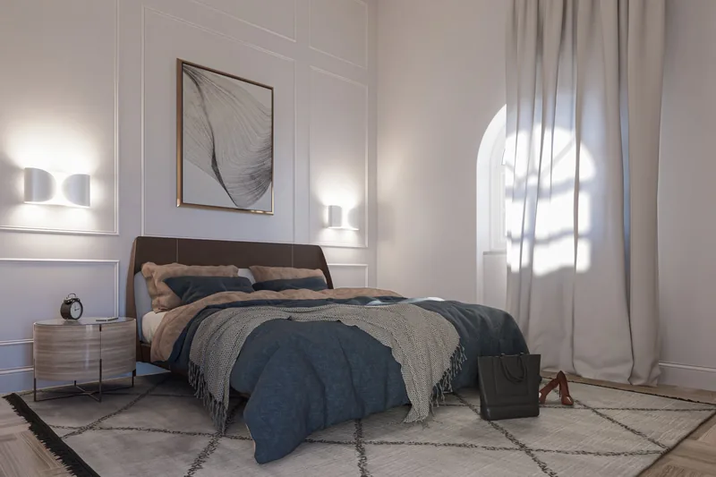 Appartamento privato, Roma: camera matrimoniale