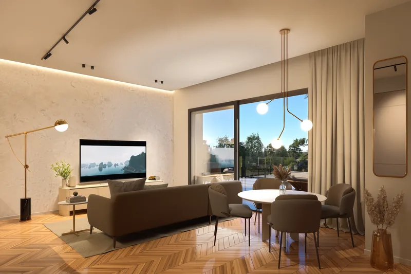 Sviluppo immobiliare, Baronissi (SA): living e zona pranzo