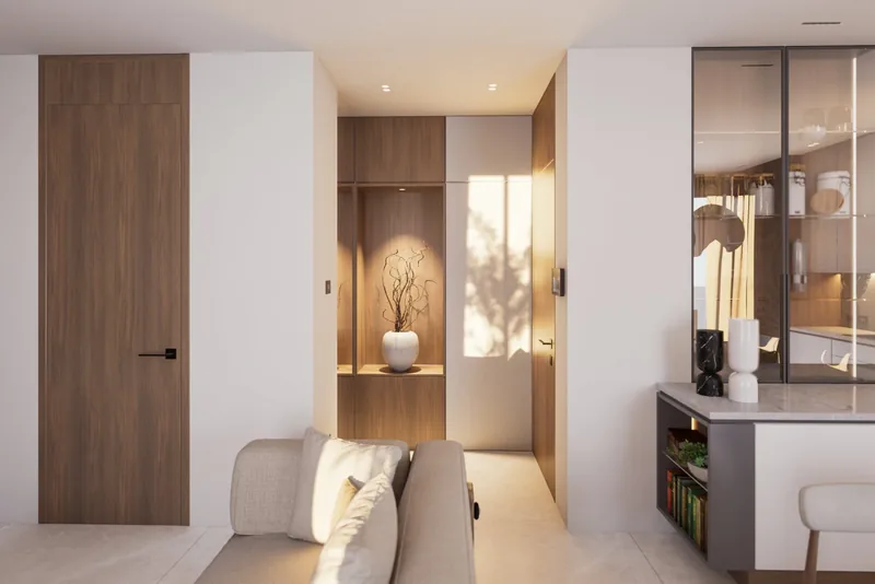 Configuratore d'interni, appartamento dimostrativo: ingresso
