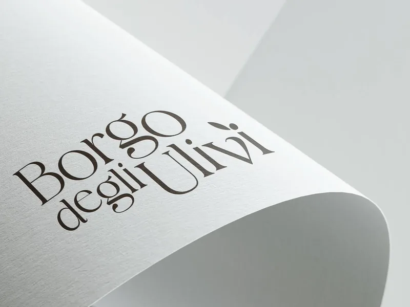 Logo e brand identity per il progetto Borgo degli Ulivi