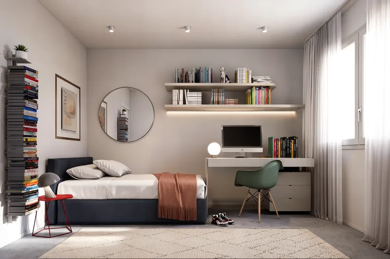 Sviluppo residenziale, Bologna: cameretta