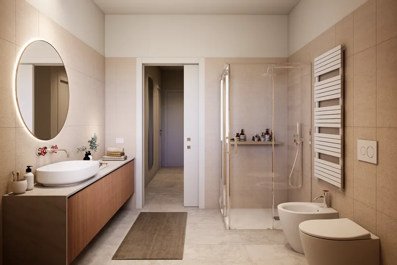 Sviluppo residenziale, Bologna: bagno