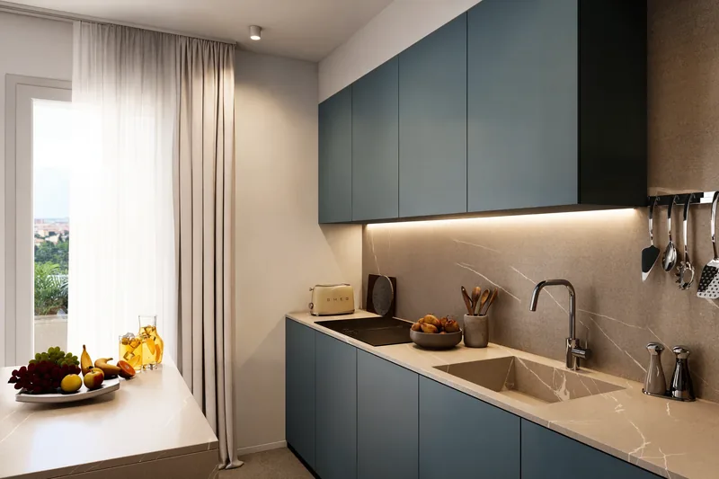 Sviluppo residenziale, Bologna: cucina petrolio