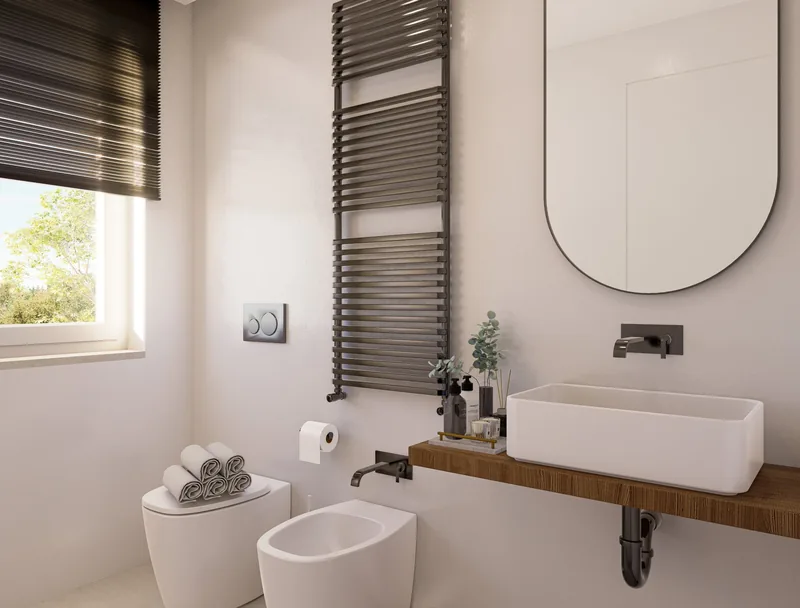 Sviluppo residenziale, Padova: bagno di servizio