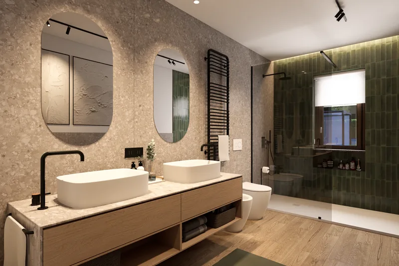 Bagno in graniglia