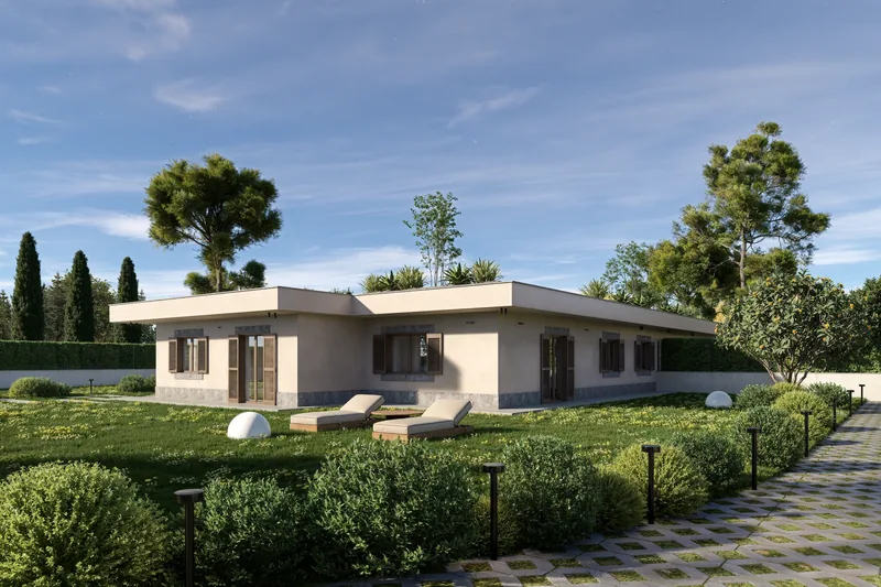 Villa unifamiliare, Roma: la villa tra gli alberi