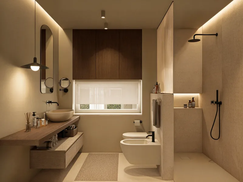Ville a Schio, Schio (VI): bagno in pietra