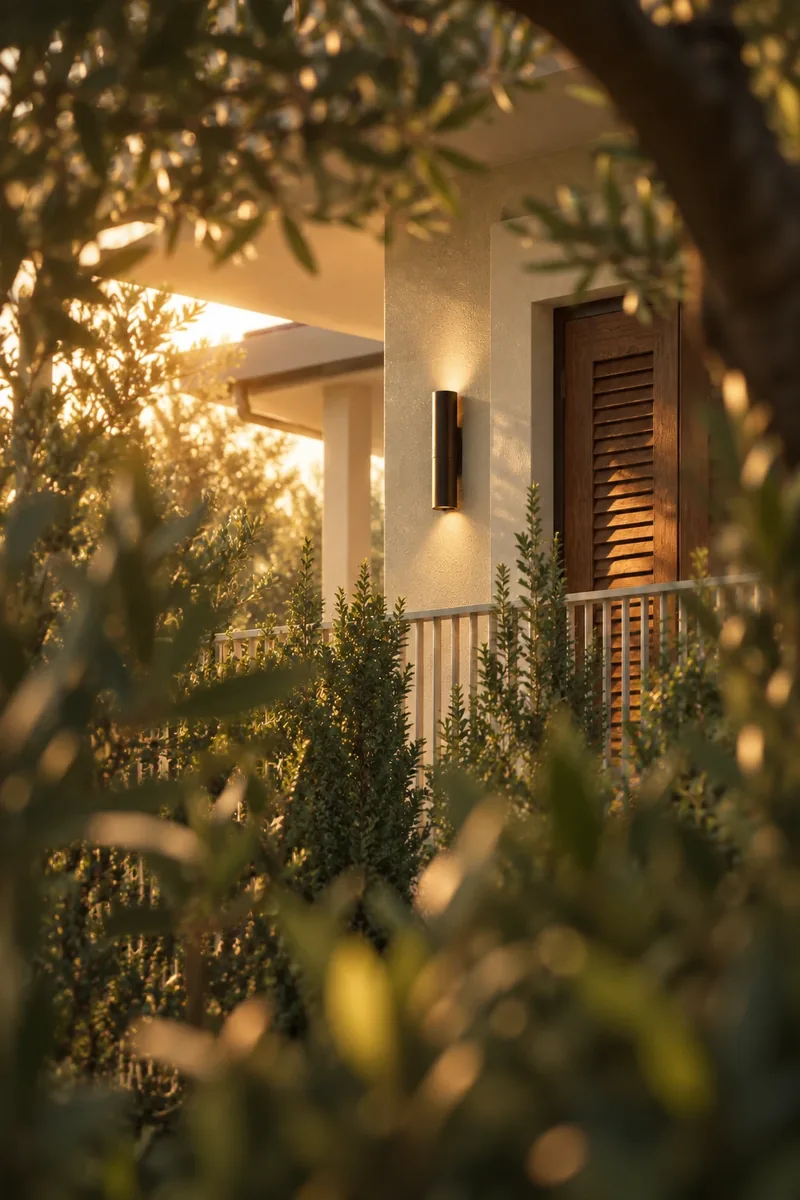 Residence del Sole, Roccasecca (FR): dettaglio in controluce