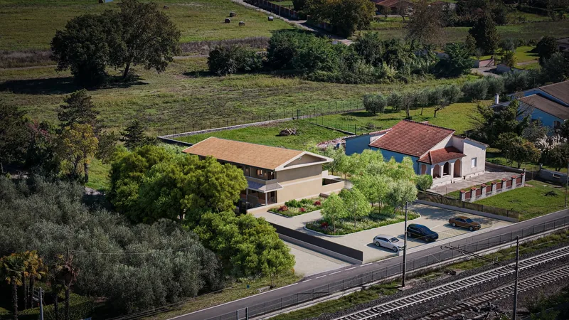 Residence del Sole, Roccasecca (FR): il complesso e il giardino