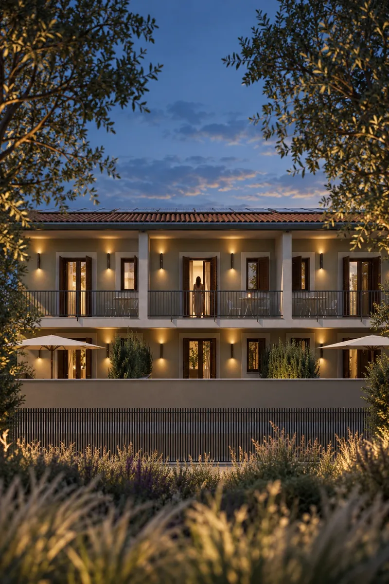 Residence del Sole, Roccasecca (FR): il residence di sera