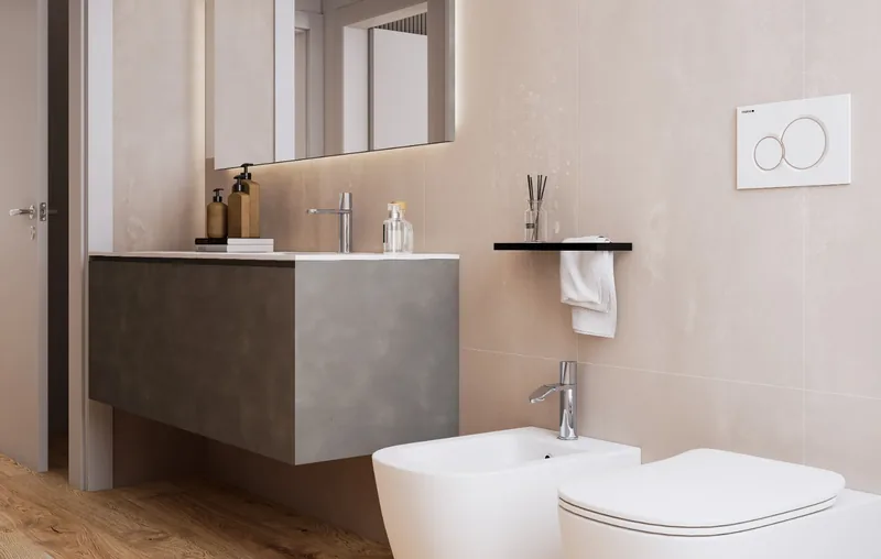Le Terrazze di Viale Commenda, Brindisi: bagno sospeso