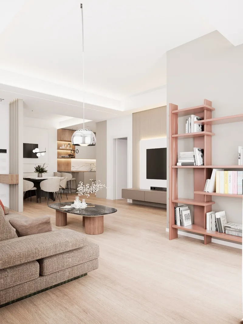 Le Terrazze di Viale Commenda, Brindisi: il living dall'ingresso