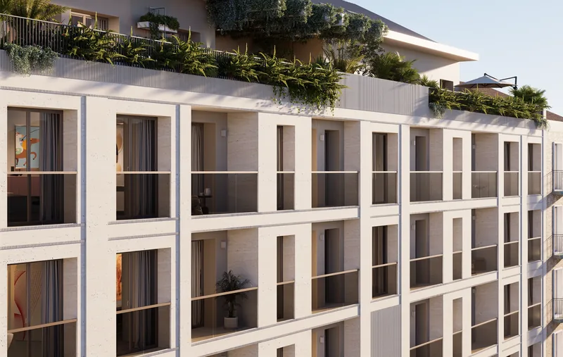 Sviluppo immobiliare, Via Avigliana, Torino: il coronamento verde all'ultimo piano