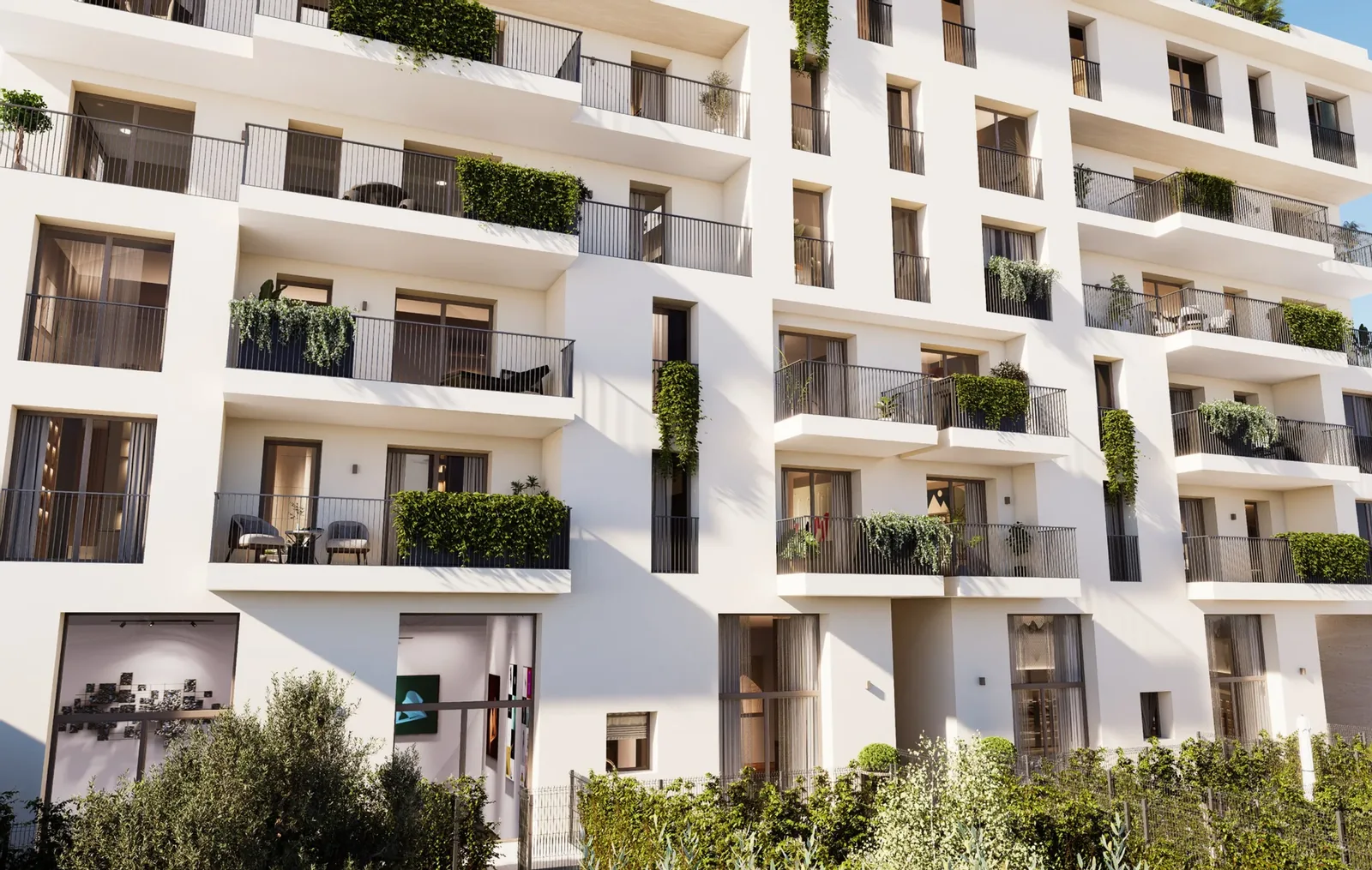 Render esterno di uno sviluppo residenziale a Torino