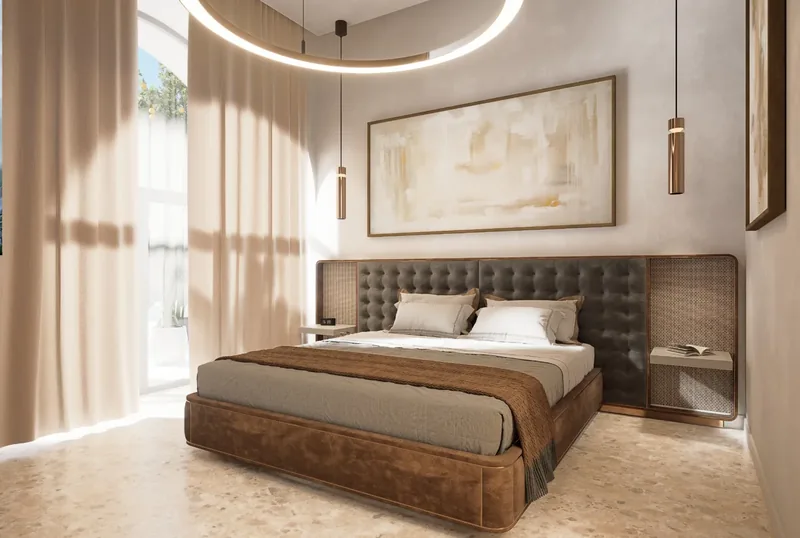 Villa Uopini Apartments, Toscana: camera matrimoniale