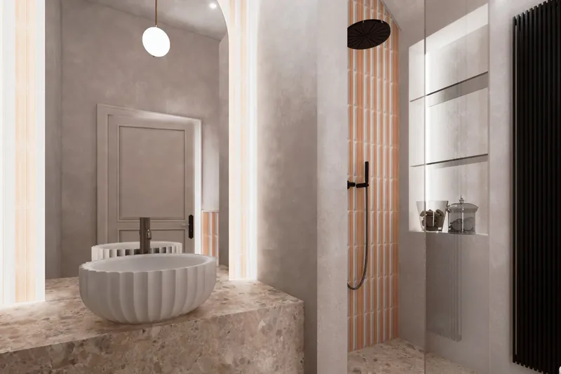 Villa Uopini Apartments, Toscana: bagno