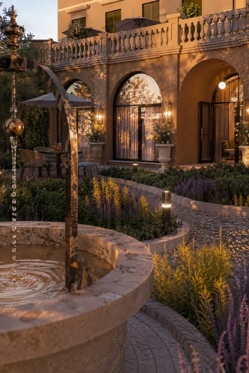 Villa Uopini Apartments, Toscana: corte