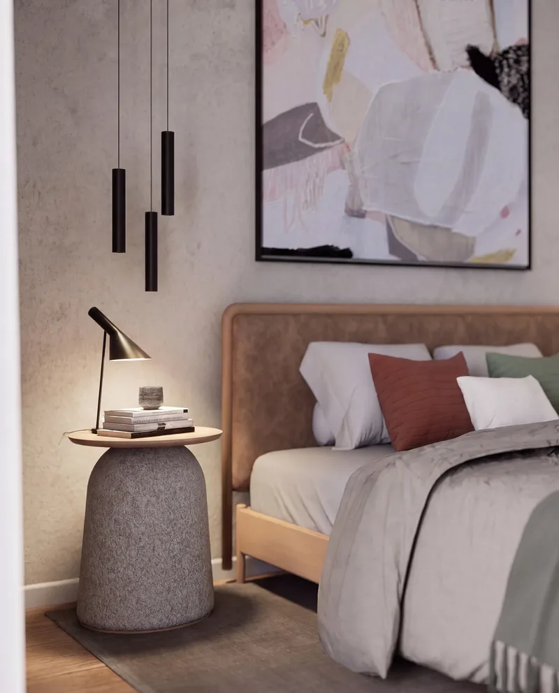 Dettaglio di una camera da letto